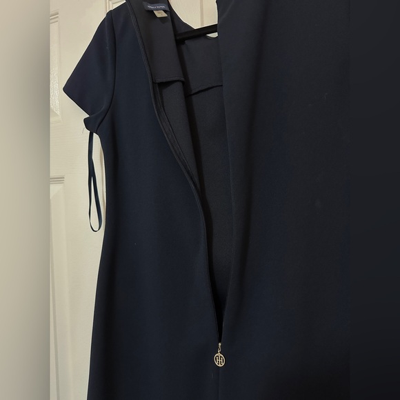 Tommy Hilfiger Navy/Indigo Sleeveless Mini Sheath Dress Size 8 - Picture 7 of 8